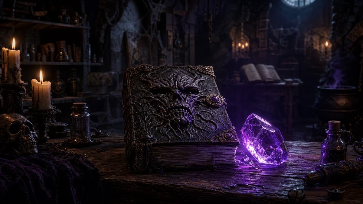 Baldur's Gate 3: Некромантия Тхая, тёмный аметист и Тархиатский кодекс
