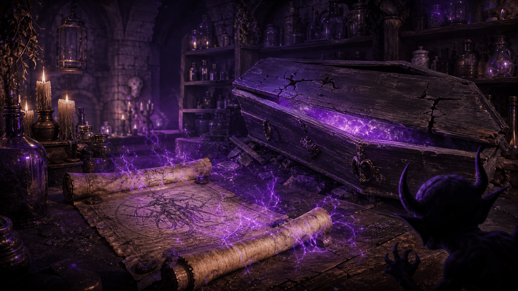 Baldur's Gate 3: свиток квазита Лопаты в подвале аптеки