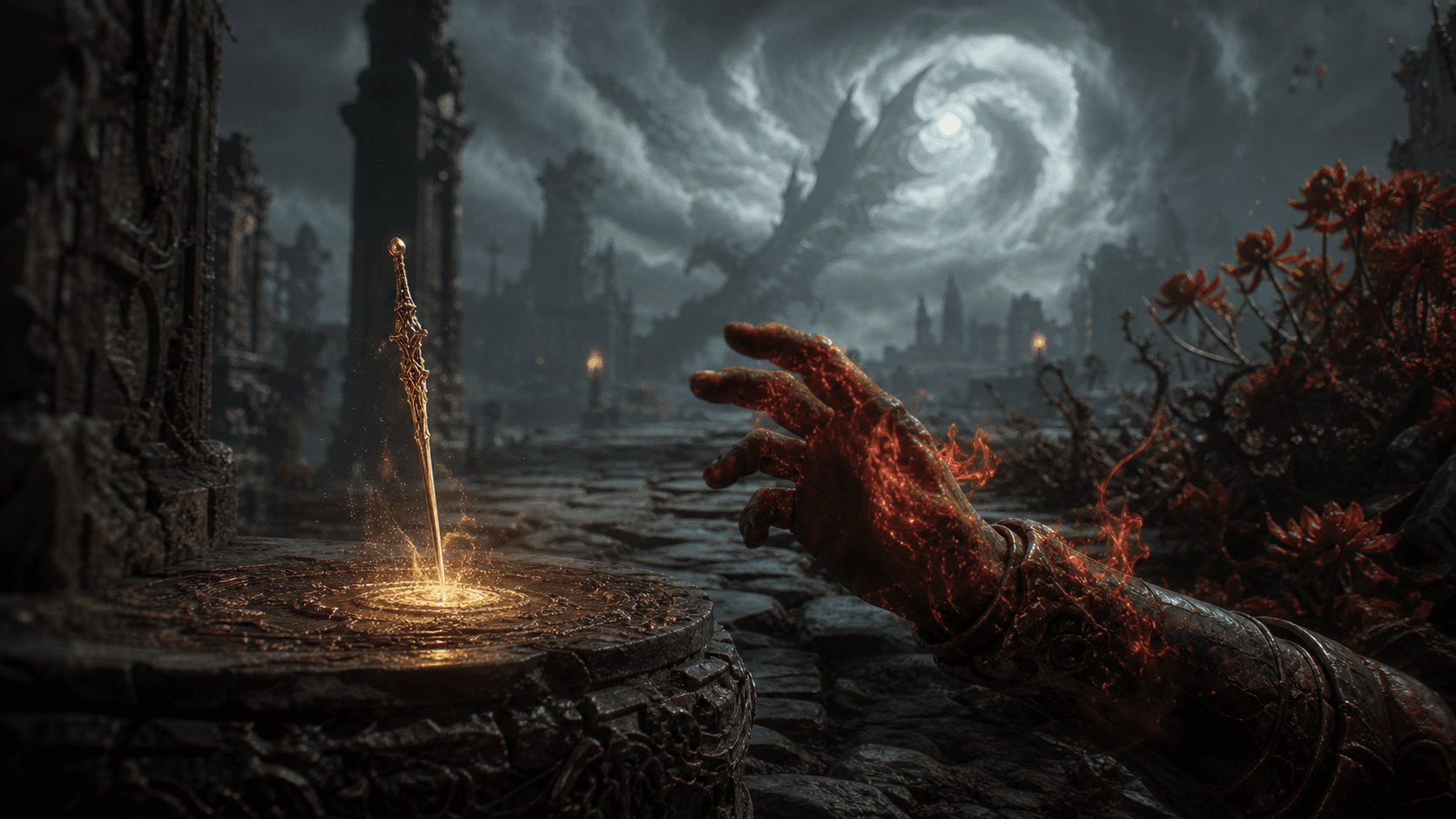 Elden Ring: Игла Микеллы для снятия Яростного пламени
