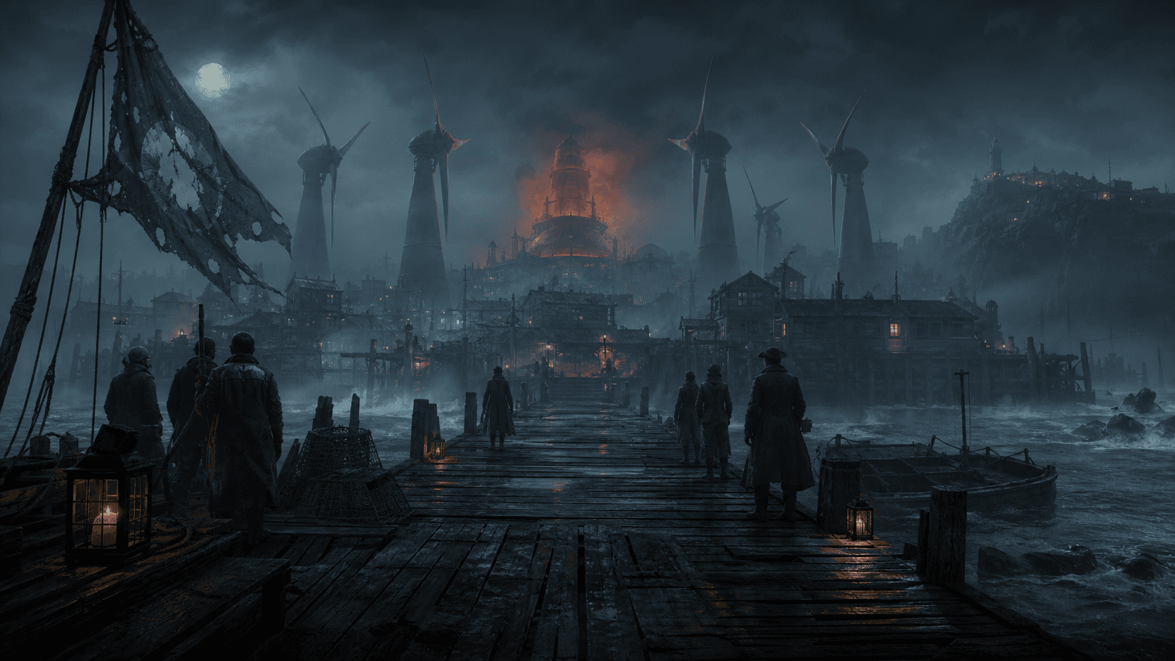 Fallout 4 Far Harbor: туманный пирс, конденсаторы Фар-Харбора, огни Ядра и Акадии
