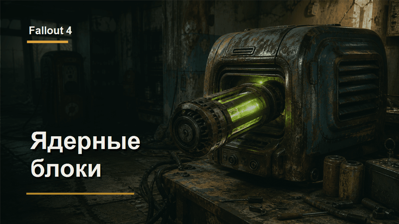 Fallout 4: обложка гайда по ядерным блокам