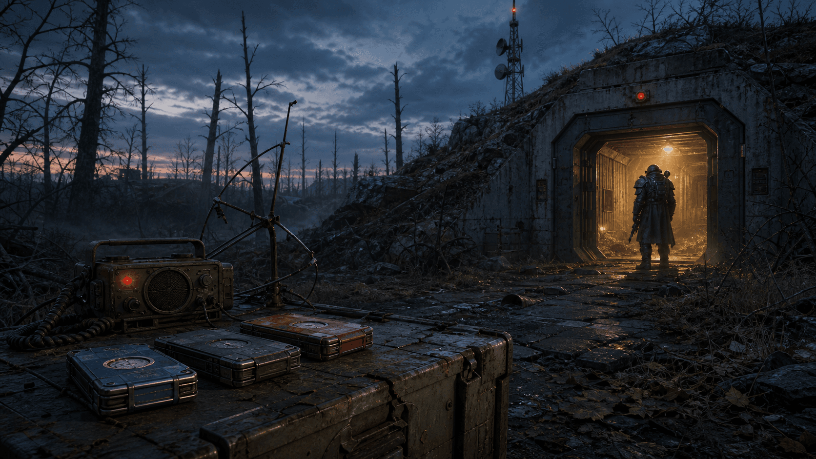 Fallout 4: Разведбункер Тэта, аварийный радиопередатчик и голозаписи пропавшего патруля Братства