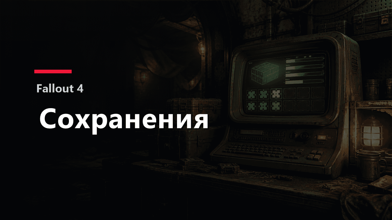 Обложка гайда по сохранениям Fallout 4