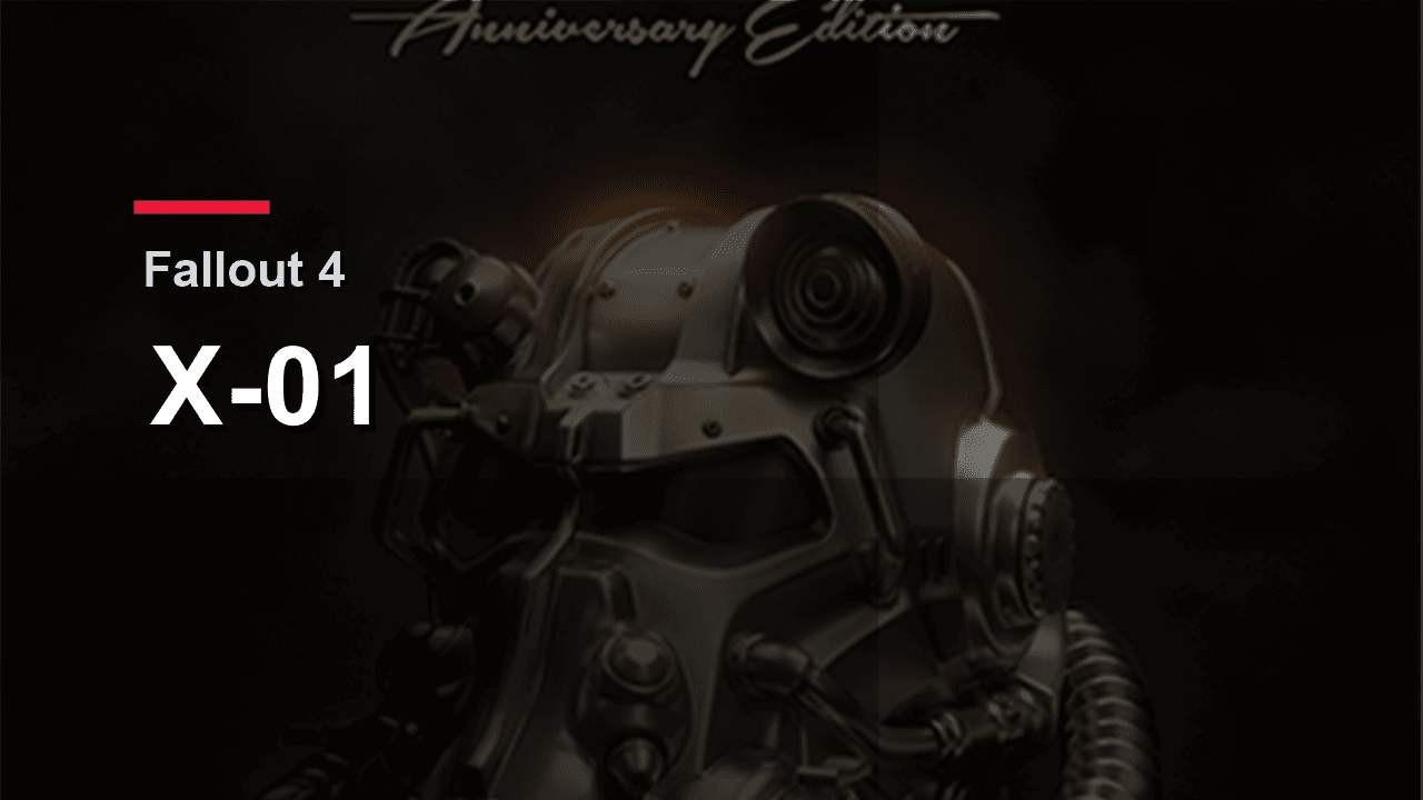 Обложка гайда по силовой броне X-01 в Fallout 4