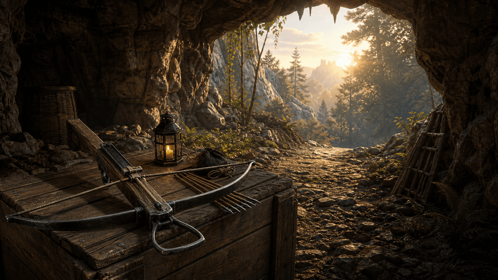 Kingdom Come: Deliverance 2: арбалет в пещере Аполены