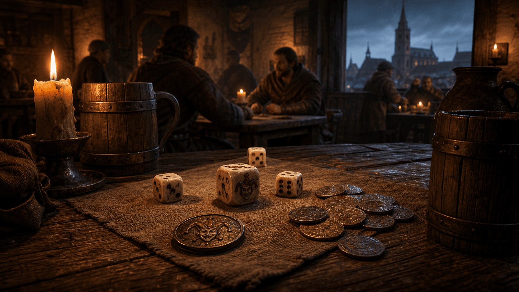 Kingdom Come: Deliverance II: таверна в Кутна-Горе, Джимбо и кость Balatro