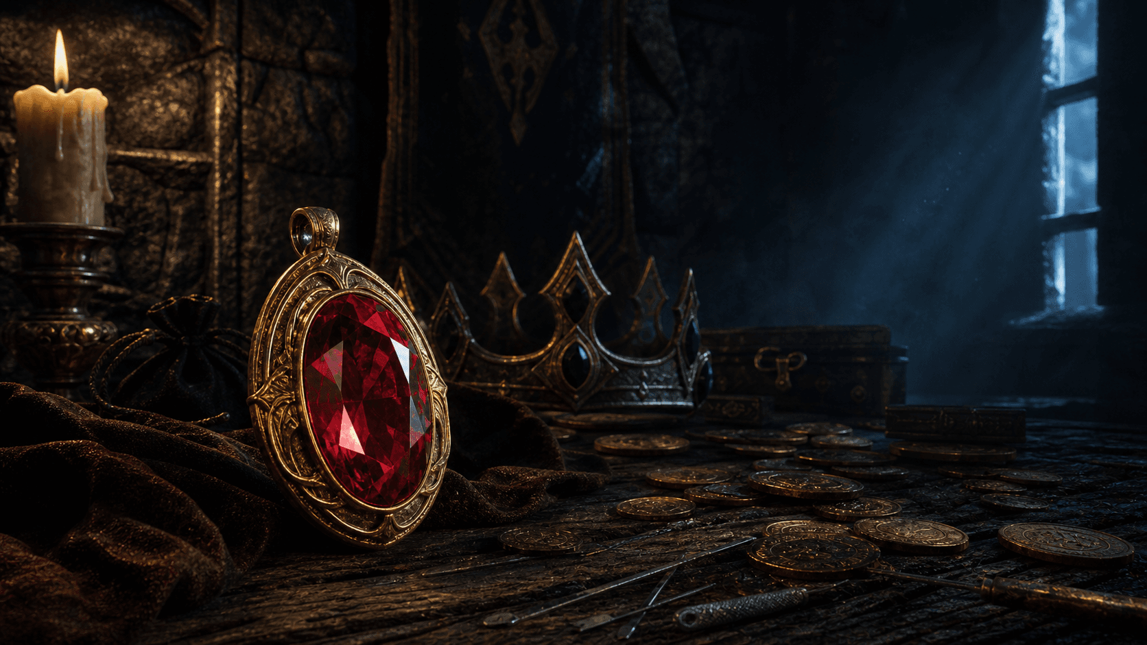 Skyrim: красный камень Барензии и корона в сокровищнице