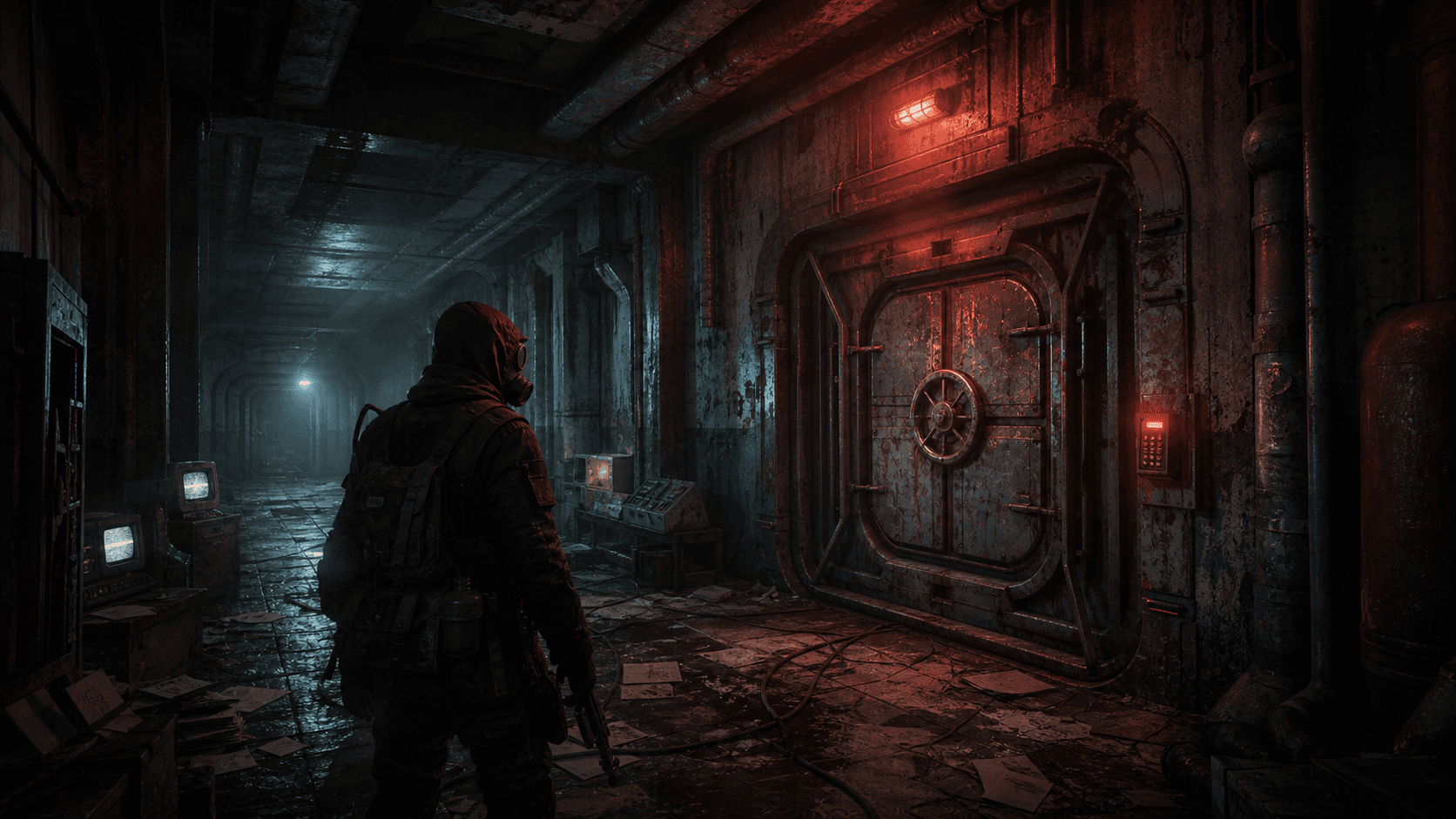 S.T.A.L.K.E.R. 2: лаборатория X-18 и дверь с кодовой панелью в квесте Незаконченное дело
