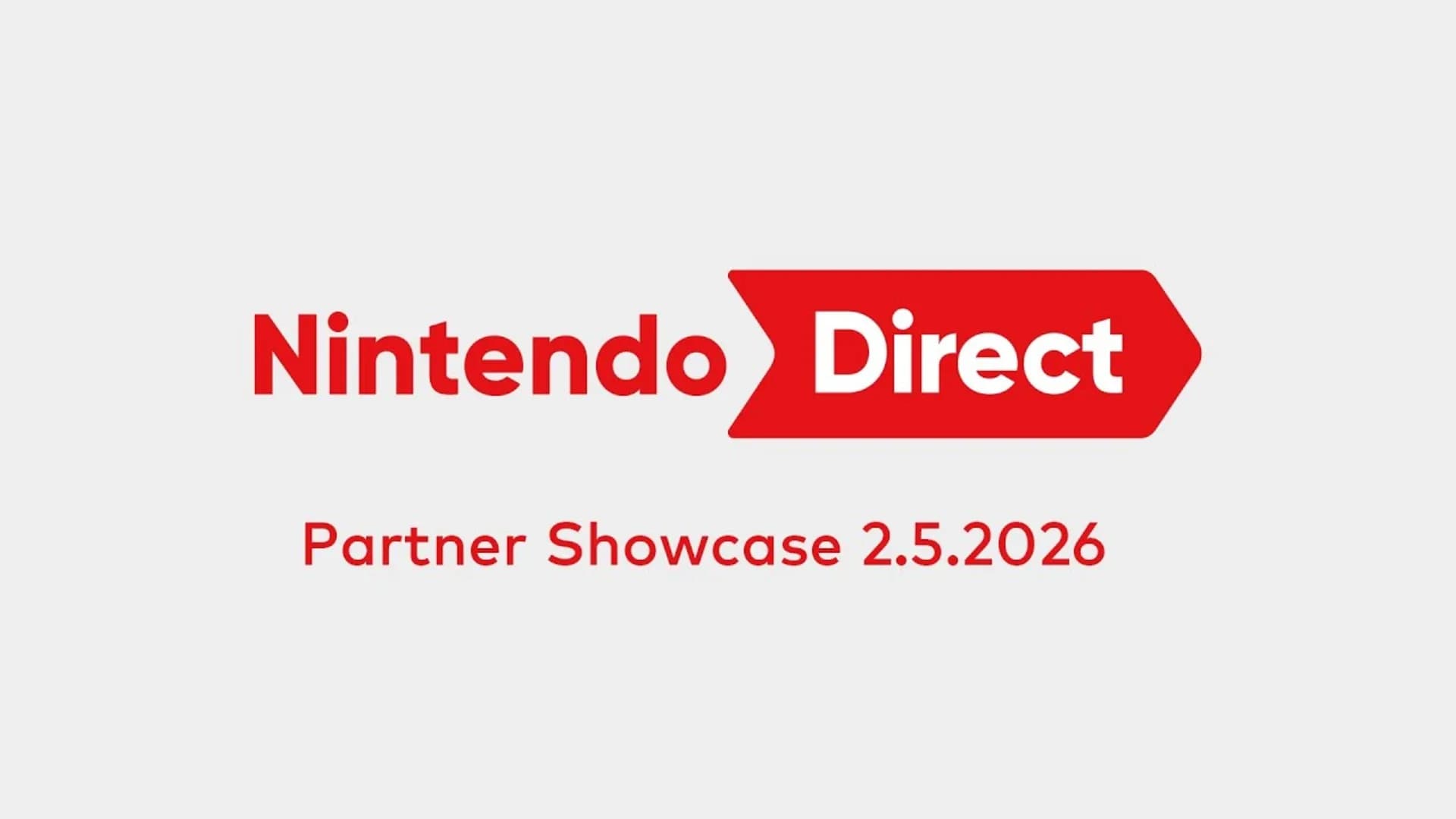 Nintendo Direct: Partner Showcase 2.5.2026