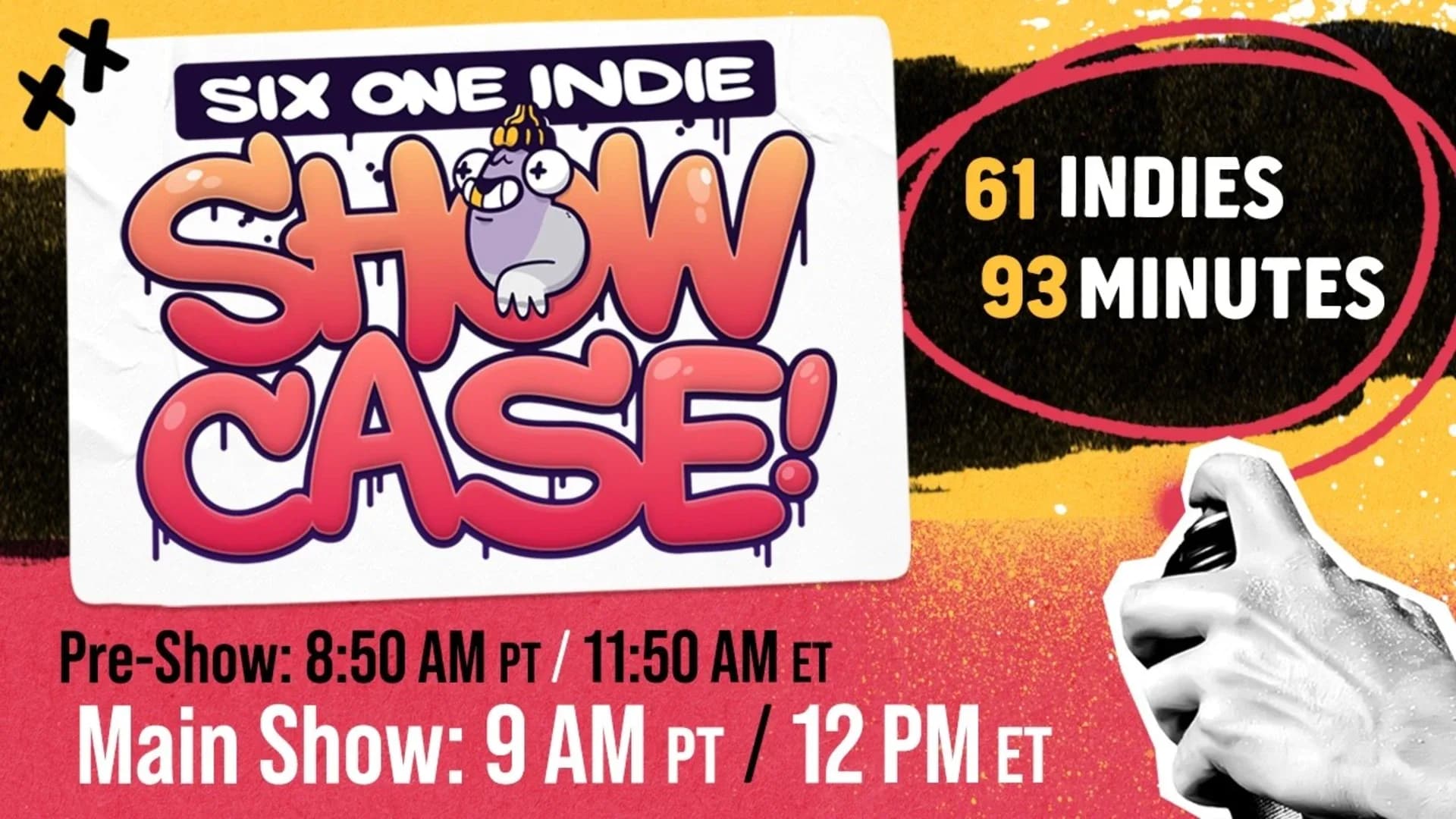 Six One Indie Showcase - May 21st, 2026