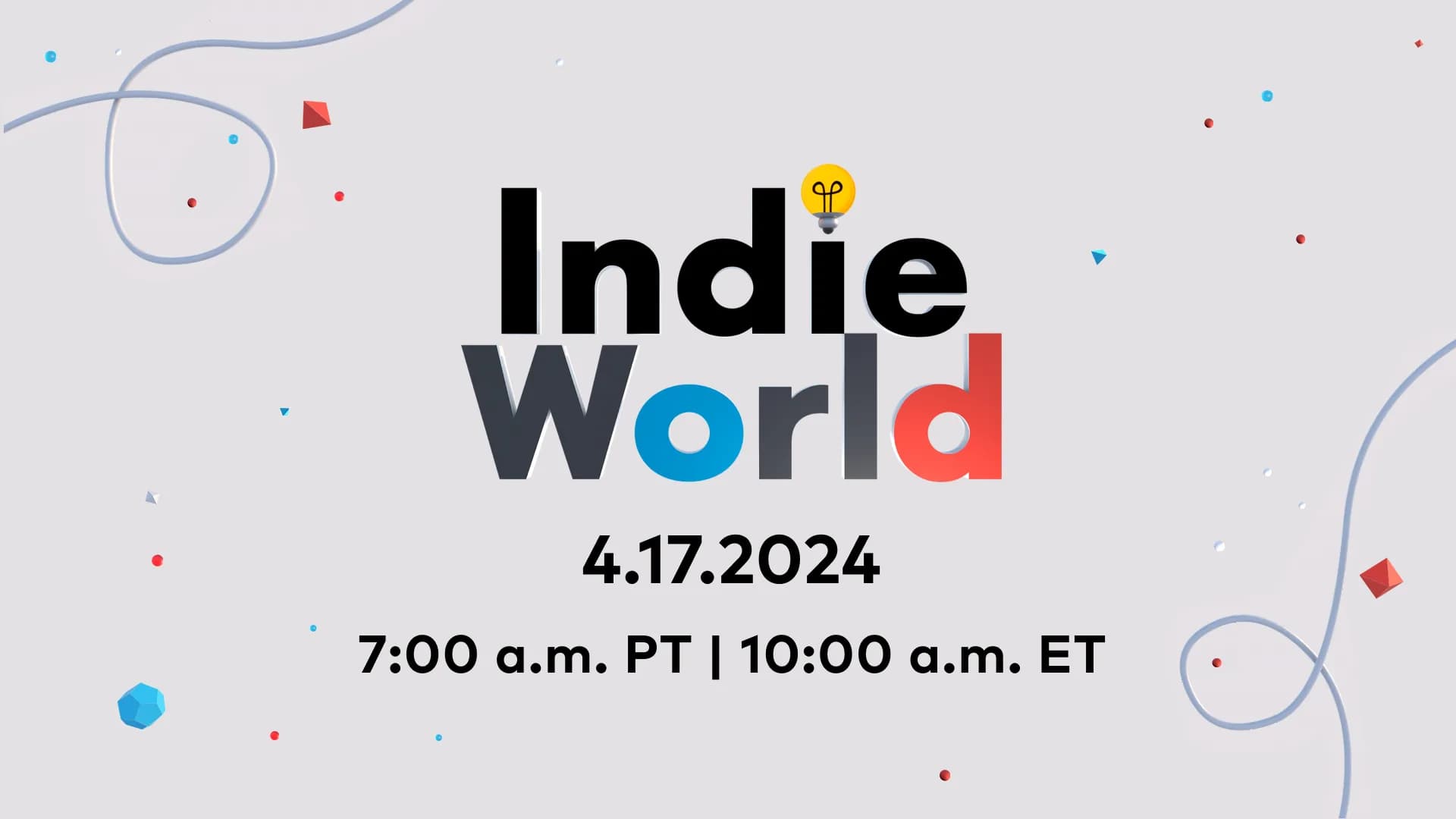 Indie World Showcase 4.17.2024