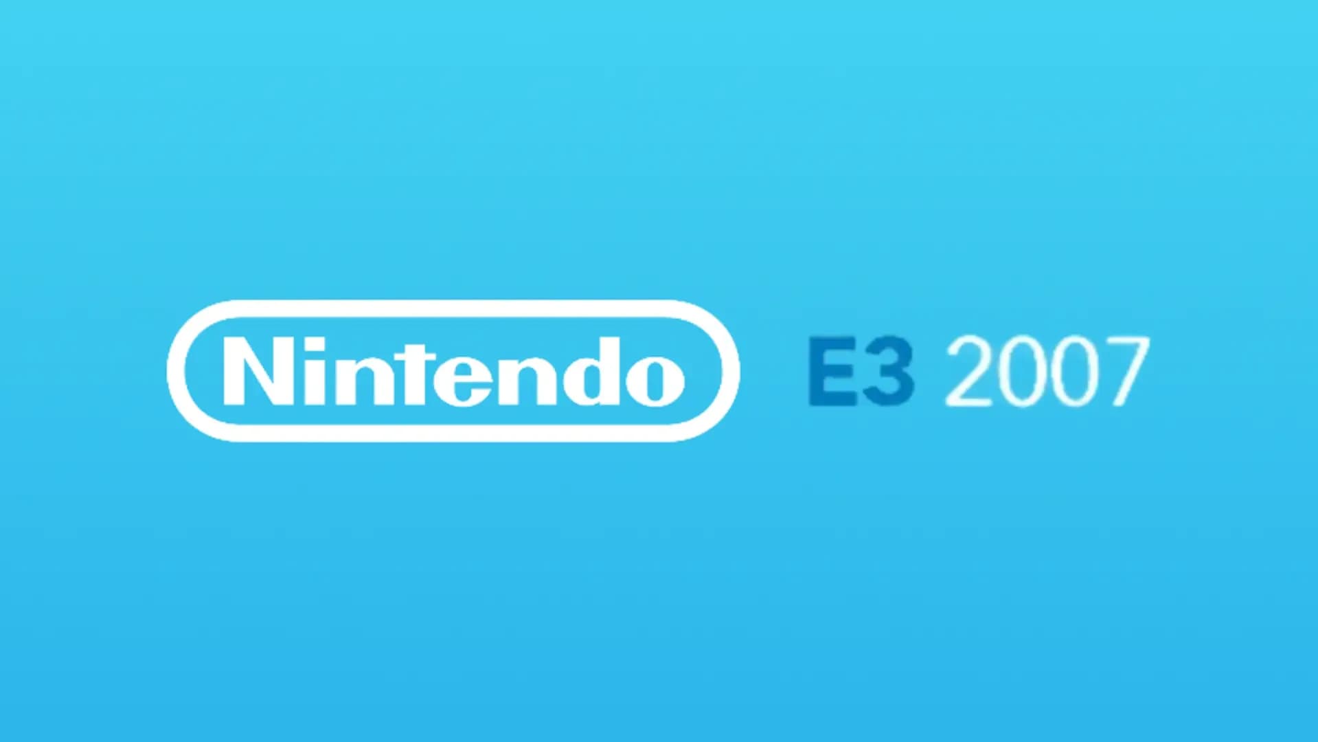 Nintendo E3 2007 Press Conference