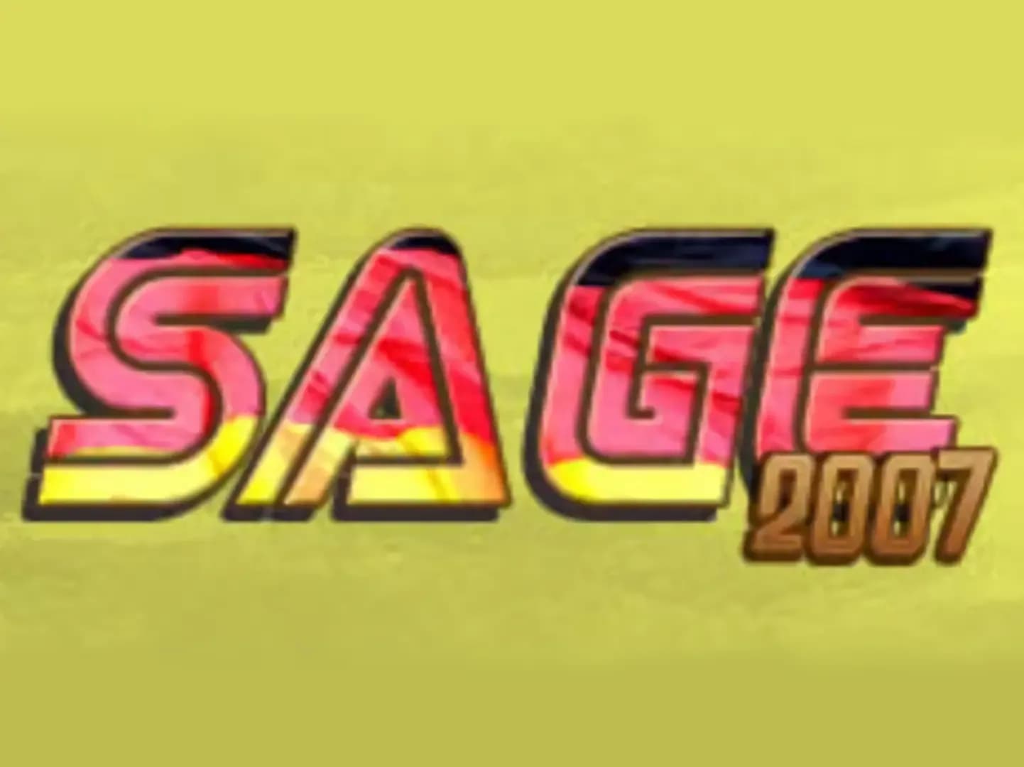 SAGE 2007
