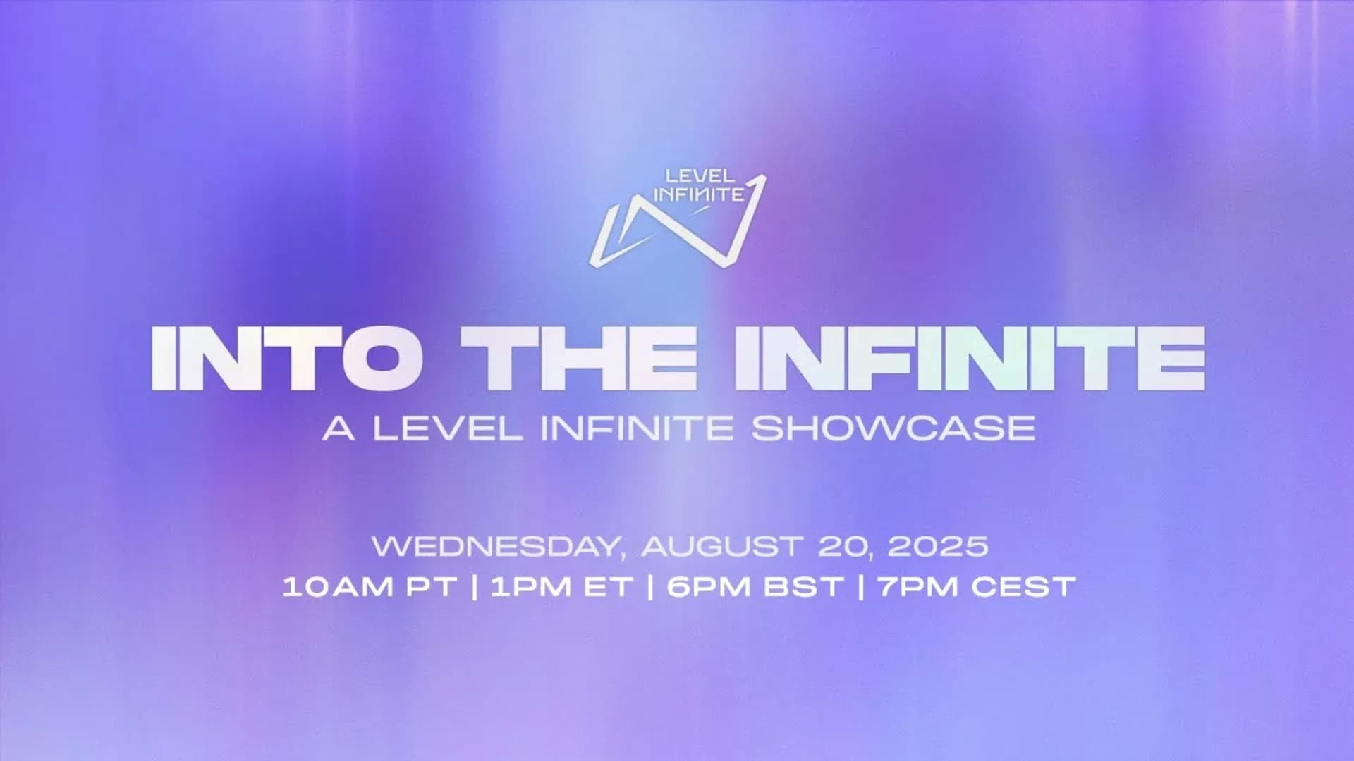 Into the Infinite: A Level Infinite Showcase 2025