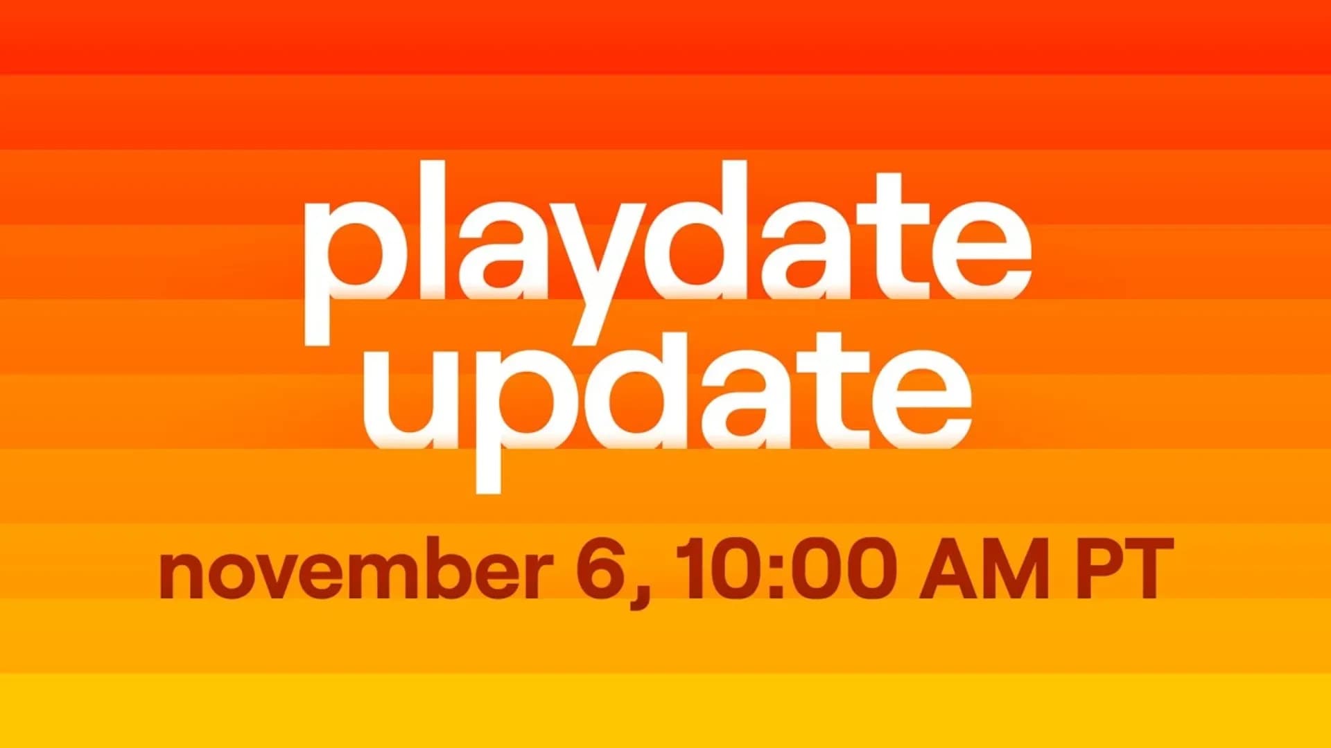 Playdate Update #8: 11/06/25