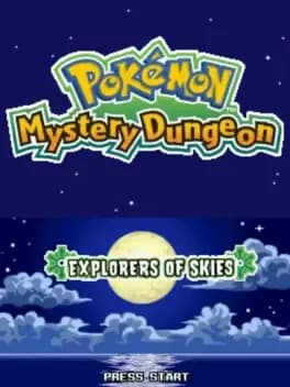 Обложка Pokémon Mystery Dungeon: Explorers of Skies