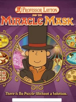 Обложка Professor Layton and the Miracle Mask
