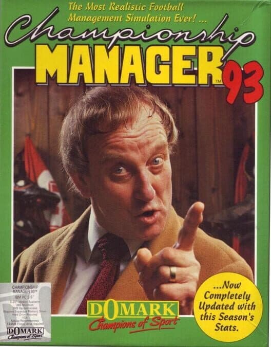 Обложка Championship Manager '93