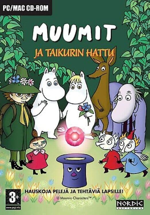 Обложка Muumit ja Taikurin hattu