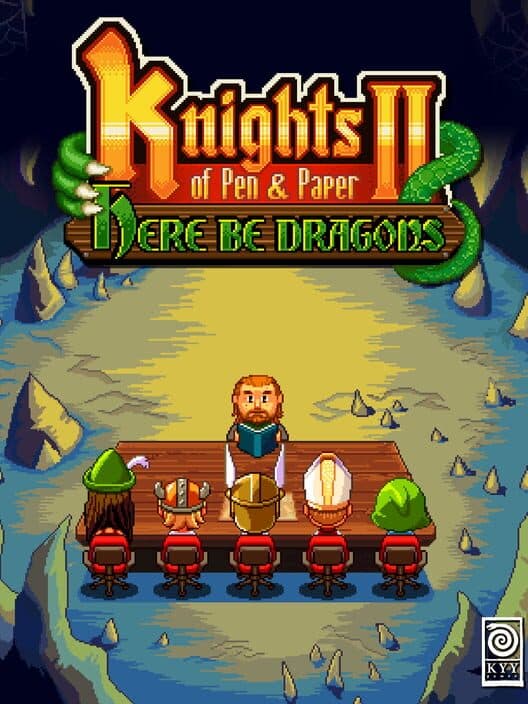 Обложка Knights of Pen and Paper II: Here Be Dragons