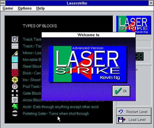 Обложка Laserstrike