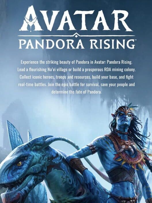 Обложка Avatar: Pandora Rising