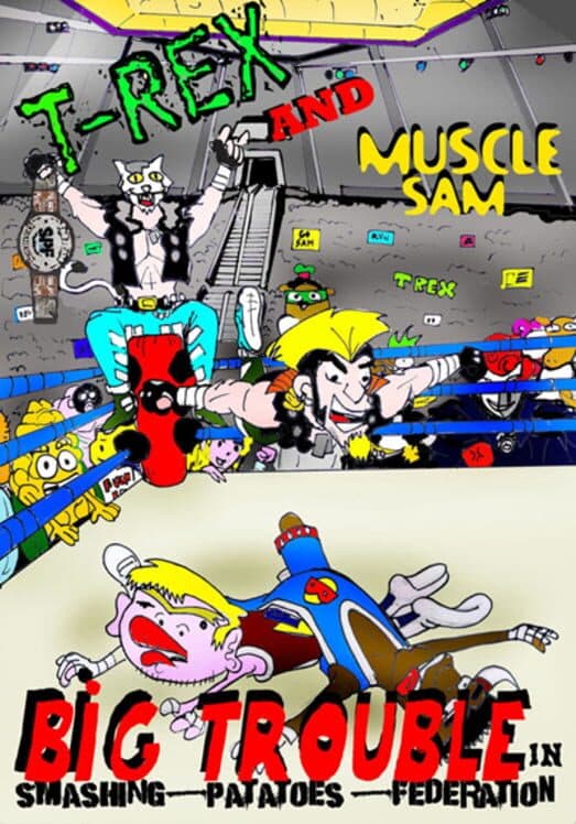 Обложка T-Rex and Muscle Sam: Big Trouble in SPF