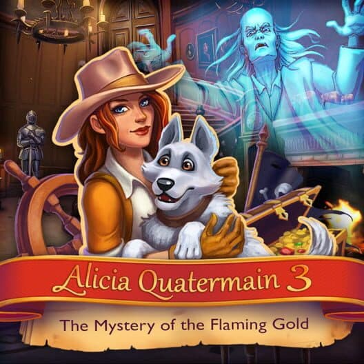 Обложка Alicia Quatermain 3: The Mystery of the Flaming Gold