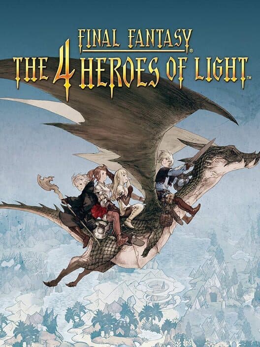 Обложка Final Fantasy: The 4 Heroes of Light