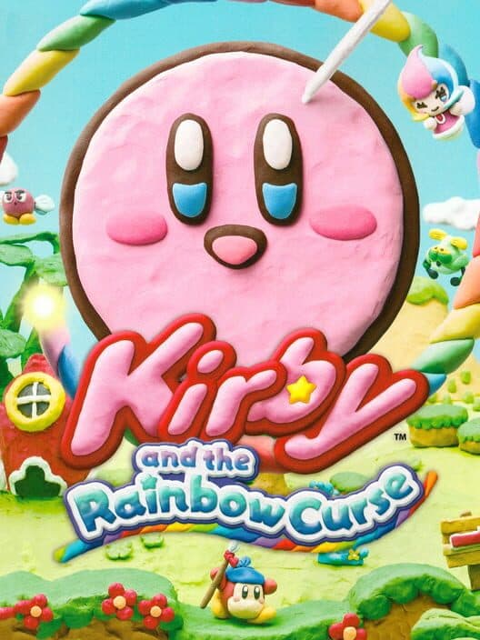 Обложка Kirby and the Rainbow Curse