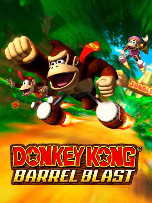 Обложка Donkey Kong Barrel Blast
