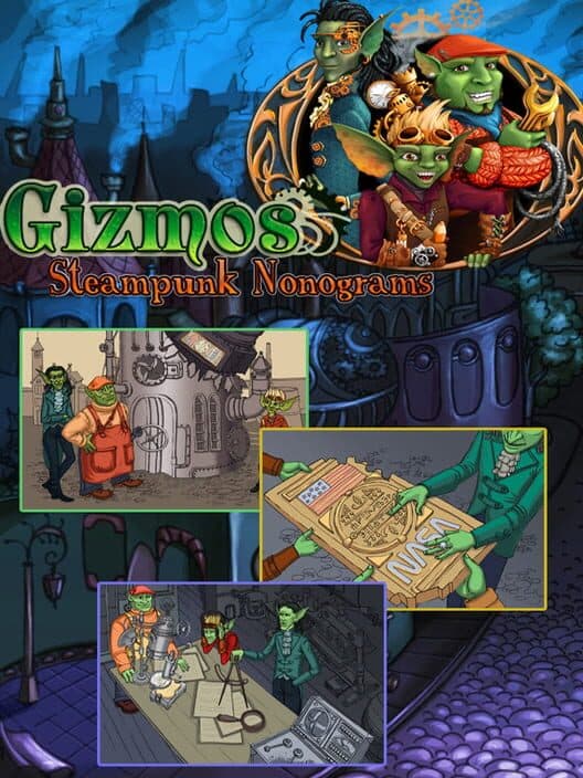 Обложка Gizmos: Steampunk Nonograms