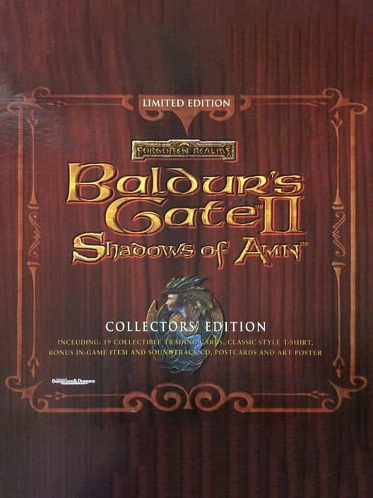 Обложка Baldur's Gate II: Shadows of Amn - Collectors' Edition