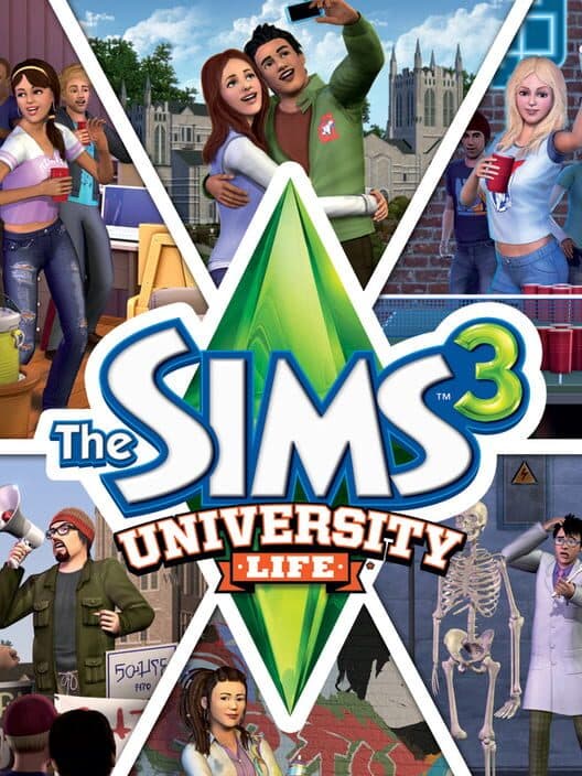 Обложка The Sims 3: University Life