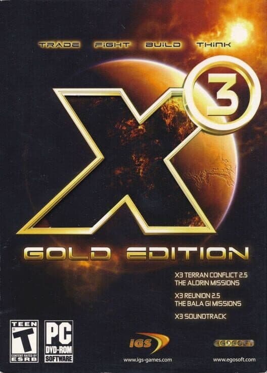 Обложка X3: Gold Edition