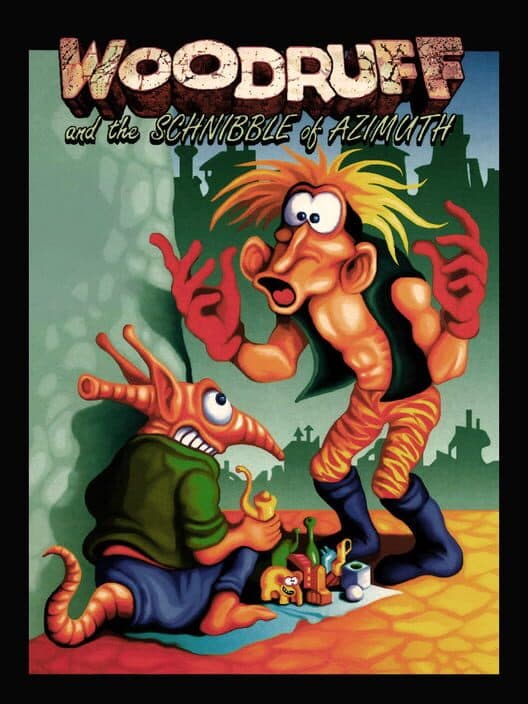 Обложка The Bizarre Adventures of Woodruff and the Schnibble