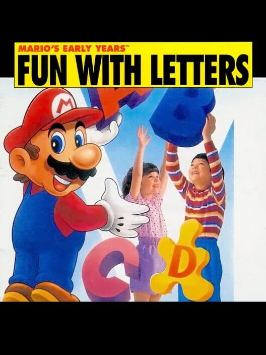 Обложка Mario's Early Years! Fun with Letters