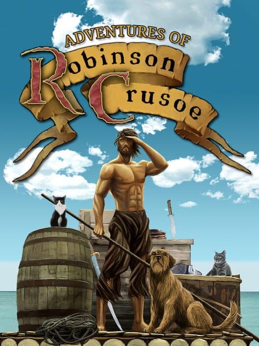 Обложка Adventures of Robinson Crusoe