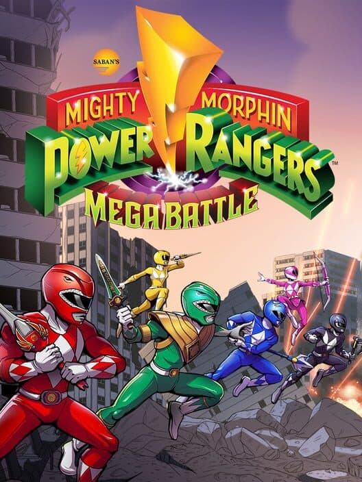 Обложка Saban's Mighty Morphin Power Rangers: Mega Battle