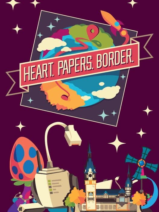 Обложка Heart. Papers. Border.