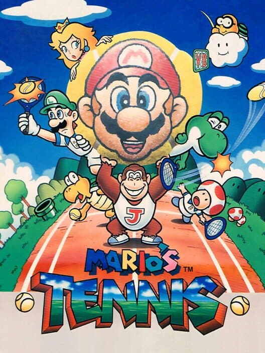 Обложка Mario's Tennis