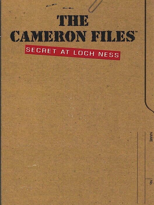 Обложка The Cameron Files: The Secret at Loch Ness