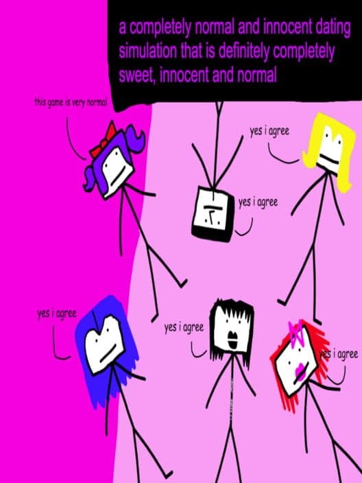 Обложка A Completely Normal Dating Simulation That is Definitely Completely Sweet, Innocent and Normal