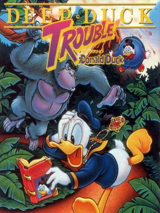Обложка Deep Duck Trouble Starring Donald Duck