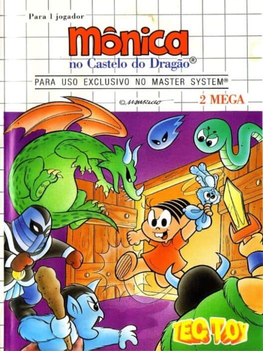 Обложка Mônica no Castelo do Dragão