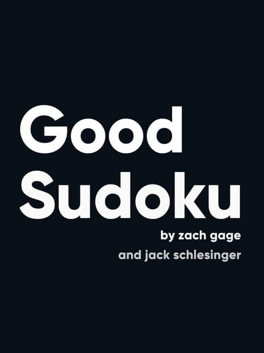 Обложка Good Sudoku