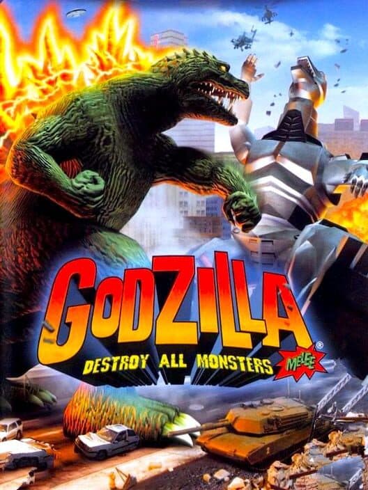 Обложка Godzilla: Destroy All Monsters Melee