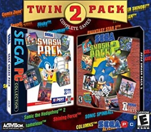 Обложка Sega Smash Pack: Twin Pack
