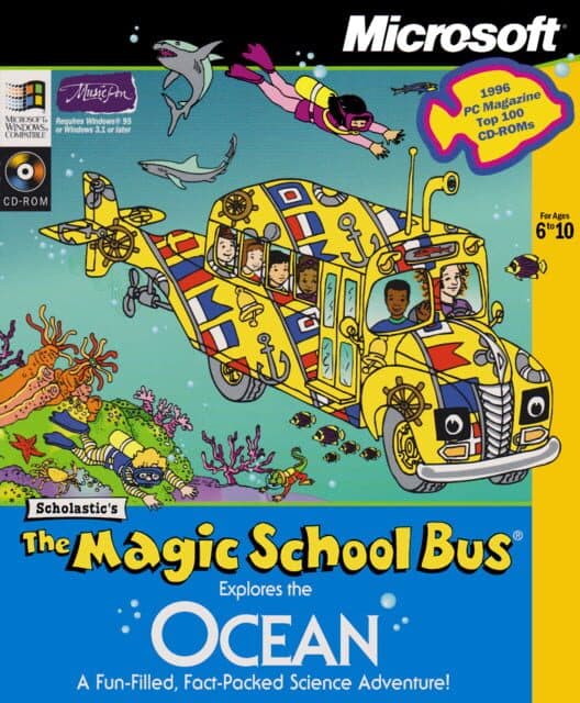 Обложка The Magic School Bus Explores the Ocean
