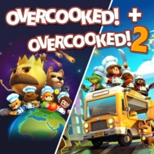 Обложка Overcooked! + Overcooked! 2